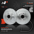 APBRPS298 Front Drilled Rotors & Ceramic Brake Pads