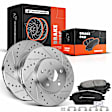 APBRPS299 Front Drilled Rotors & Ceramic Brake Pads