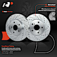 APBRPS299 Front Drilled Rotors & Ceramic Brake Pads