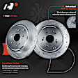 APBRPS300 Rear Drilled Rotors & Ceramic Brake Pads