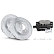 APBRPS309 Rear Drilled Rotors & Ceramic Brake Pads