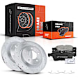 APBRPS309 Rear Drilled Rotors & Ceramic Brake Pads