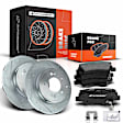 APBRPS312 Rear Drilled Rotors & Ceramic Brake Pads