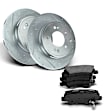 APBRPS312 Rear Drilled Rotors & Ceramic Brake Pads