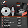 APBRPS320 Front Drilled Rotors & Ceramic Brake Pads