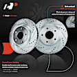 APBRPS320 Front Drilled Rotors & Ceramic Brake Pads