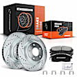 APBRPS321 Front Drilled Rotors & Ceramic Brake Pads