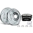 APBRPS321 Front Drilled Rotors & Ceramic Brake Pads