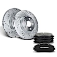 APBRPS322 Front Drilled Rotors & Ceramic Brake Pads