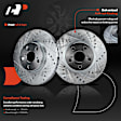 APBRPS322 Front Drilled Rotors & Ceramic Brake Pads
