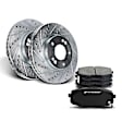 APBRPS328 Front Drilled Rotors & Ceramic Brake Pads