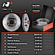 APBRPS328 Front Drilled Rotors & Ceramic Brake Pads