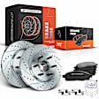 APBRPS333 Front Drilled Rotors & Ceramic Brake Pads
