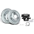 APBRPS334 Rear Drilled Rotors & Ceramic Brake Pads