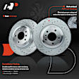 APBRPS334 Rear Drilled Rotors & Ceramic Brake Pads