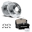 APBRPS340PG Rear Drilled Rotors & Ceramic Brake Pads