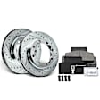 APBRPS345PG Front Drilled Rotors & Ceramic Brake Pads