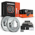 APBRPS345PG Front Drilled Rotors & Ceramic Brake Pads