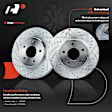 APBRPS361PG Front Drilled Rotors & Ceramic Brake Pads