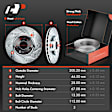 APBRPS375 Front Drilled Rotors & Ceramic Brake Pads