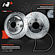 Brake Rotor and Pad Kit, 12 Pcs, Front & Rear, A-Premium, APBRPS383