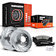 APBRPS391PG Front Drilled Rotors & Ceramic Brake Pads