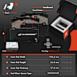 APBRPS391PG Front Drilled Rotors & Ceramic Brake Pads