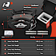 APBRPS410 6 Pcs Front Drilled Brake Rotors & Ceramic Pads