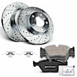 APBRPS427PG Front Drilled Rotors & Ceramic Brake Pads