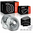 APBRPS443 6 Pcs Rear Drilled Brake Rotors & Ceramic Pads