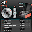 APBRPS454PG Front & Rear Drilled Rotors & Ceramic Brake Pads