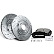 APBRPS464PG Front Drilled Rotors & Ceramic Brake Pads