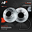 APBRPS602 Rear Drilled Rotors & Ceramic Brake Pads