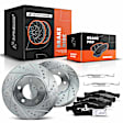 APBRPS603 Front Drilled Rotors & Ceramic Brake Pads