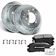 APBRPS616 Rear Drilled Rotors & Ceramic Brake Pads
