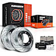 APBRPS617 Front Drilled Rotors & Ceramic Brake Pads
