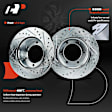 APBRPS617 Front Drilled Rotors & Ceramic Brake Pads