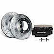 APBRPS618PG Front Drilled Rotors & Ceramic Brake Pads