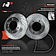 APBRPS618PG Front Drilled Rotors & Ceramic Brake Pads