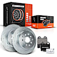 APBRPS626 Rear Drilled Rotors & Ceramic Brake Pads