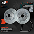 APBRPS626 Rear Drilled Rotors & Ceramic Brake Pads