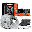 APBRPS636 Front Drilled Rotors & Ceramic Brake Pads