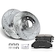 APBRPS636 Front Drilled Rotors & Ceramic Brake Pads
