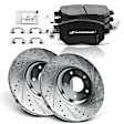 APBRPS644 Front Drilled Rotors & Ceramic Brake Pads