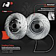 APBRPS644 Front Drilled Rotors & Ceramic Brake Pads