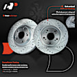 APBRPS647 Front Drilled Rotors & Ceramic Brake Pads