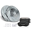 APBRPS658 Front Drilled Rotors & Ceramic Brake Pads