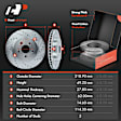 APBRPS658 Front Drilled Rotors & Ceramic Brake Pads