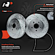 APBRPS658 Front Drilled Rotors & Ceramic Brake Pads