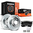 APBRPS659 Front Drilled Rotors & Ceramic Brake Pads